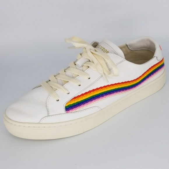 rainbow wave sneakers